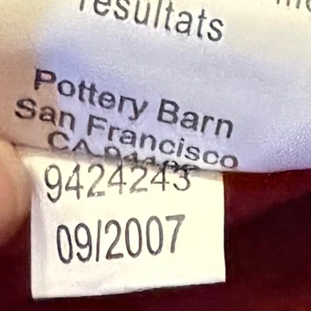 NEW Pottery Barn‎ Megan Armchair Slipcover Red Burgundy Velvet 9424243